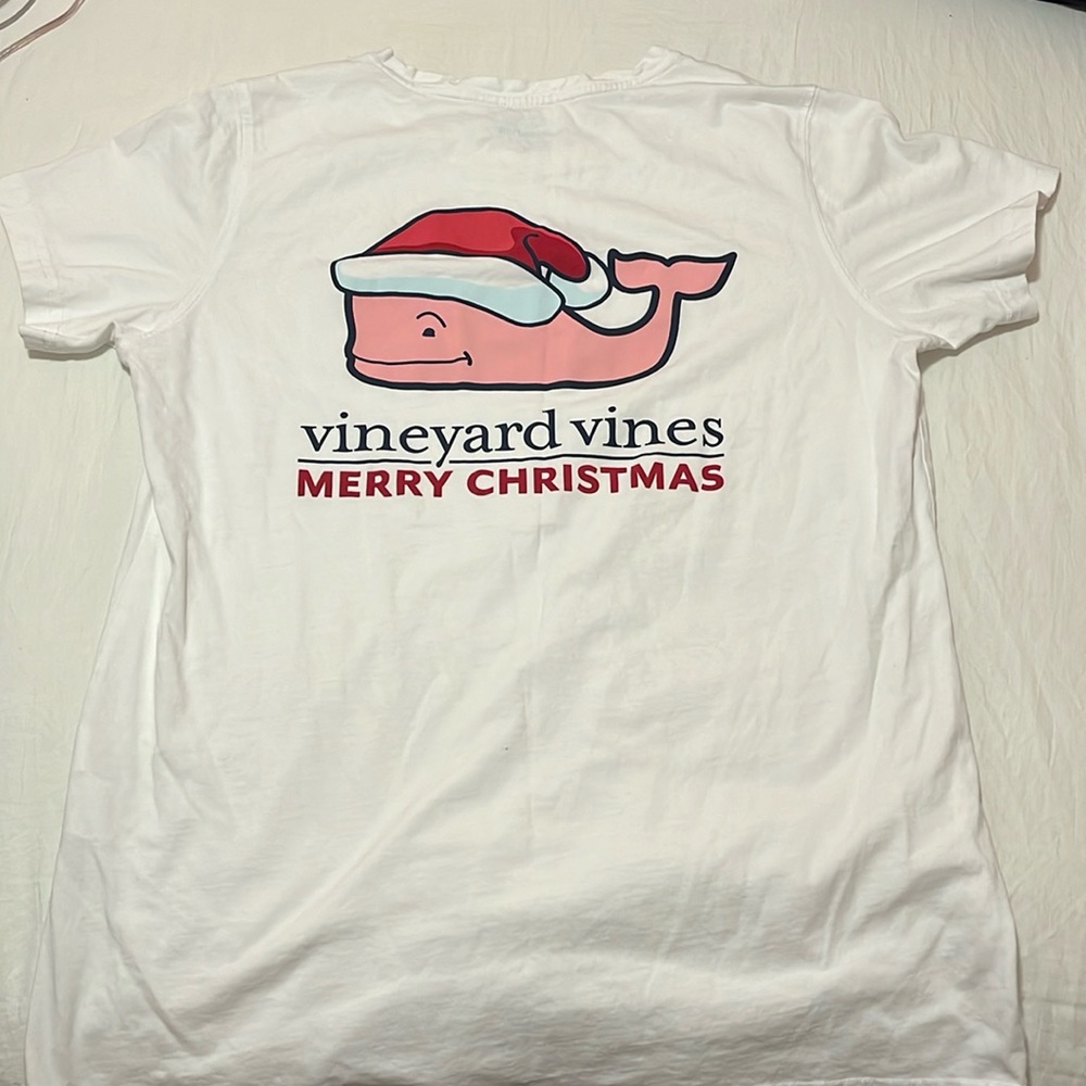 Vineyard Vines Merry Christmas shirt size M